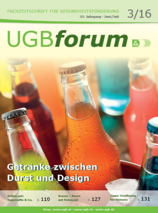 UGBforum 3/16: Getränke zwischen Durst und Design