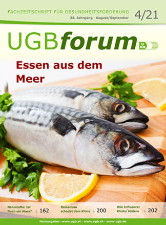 UGBforum: Essen aus dem Meer