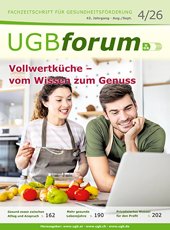 UGBforum 4/26: Vollwertküche – vom Wissen zum Genuss