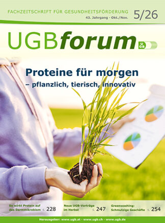 UGBforum 5/26: Proteine f&uuml;r morgen
